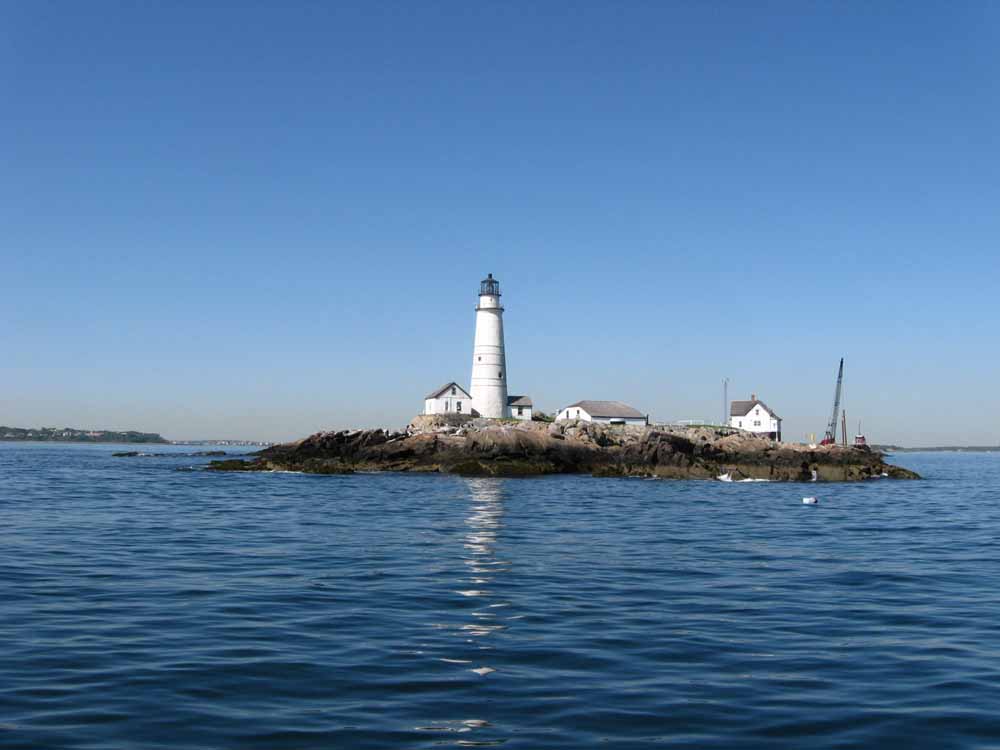 Lighthouse Spotlight Boston Light Boston Harbor Islands