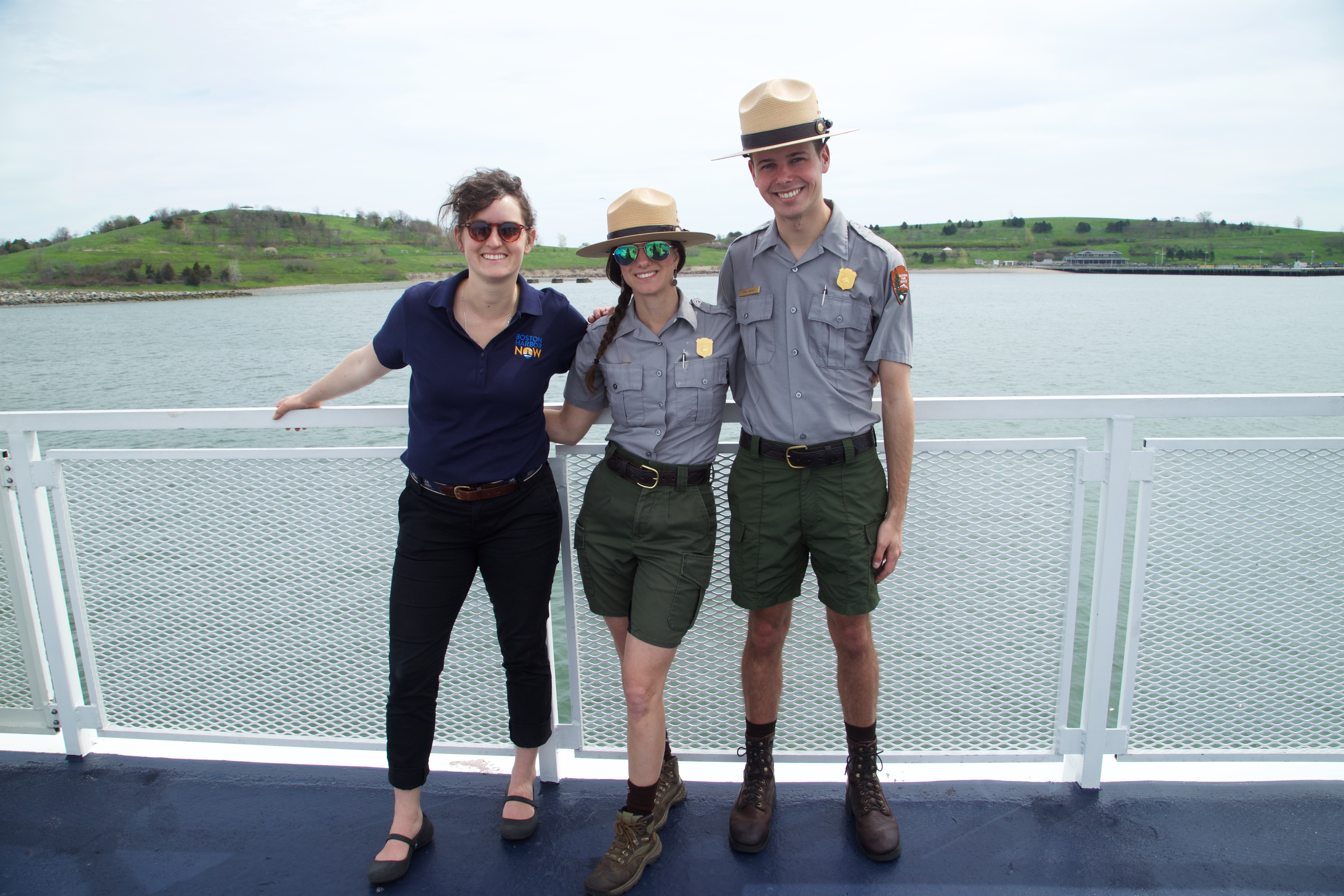 Park Rangers with BHN on ferry